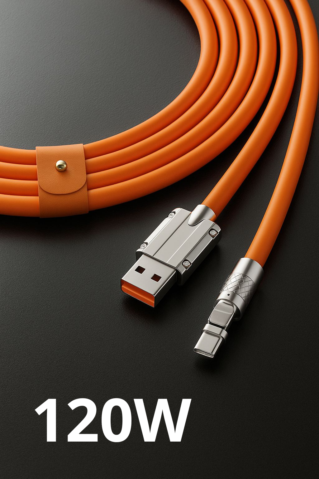 Cable de carga giratorio de 180°: alta velocidad, resistencia y durabilidad