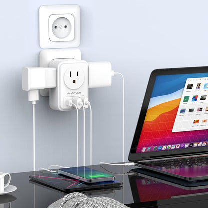 Adaptador De Enchufe De Viaje Europeo Adaptador De Enchufe Internacional Con 3