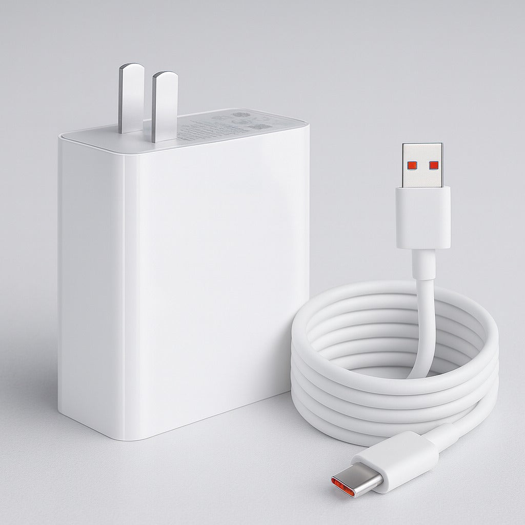 Cargador Rápido con Cable USB-C 120W / 67W – HyperCharge Universal EU/US