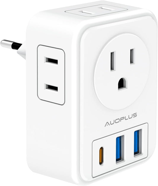 Adaptador De Enchufe De Viaje Europeo Adaptador De Enchufe Internacional Con 3